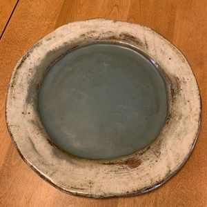 Etta B Pottery Rimmed Dinner Plate in Serene